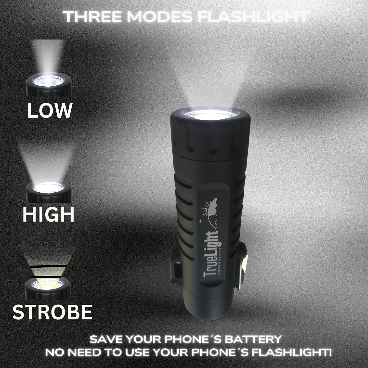 TrueLightEssentials Electric Rechargeable Plasma Lighter - Waterproof USB Arc Lighters with Flashlight LED Battery Indicator and Flexible Neck for Candle Survival Camping Emergency (Black, Long)