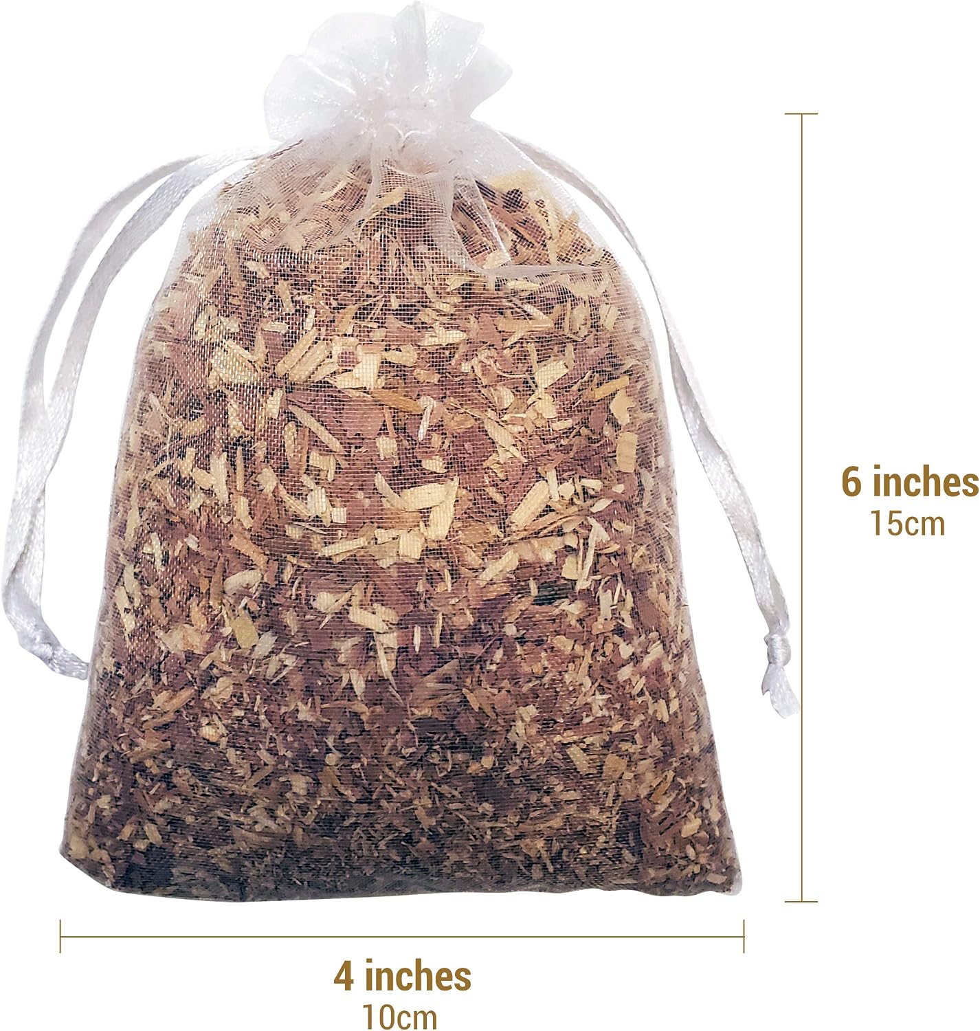 20 XL Cedar Sachet Bags, Nature's Natural Deodorizer, Home Fragrance, Fresh Western Red Cedar Chips, Sachet for Shoes, Clothes, Storage, Closet and Drawers. USA