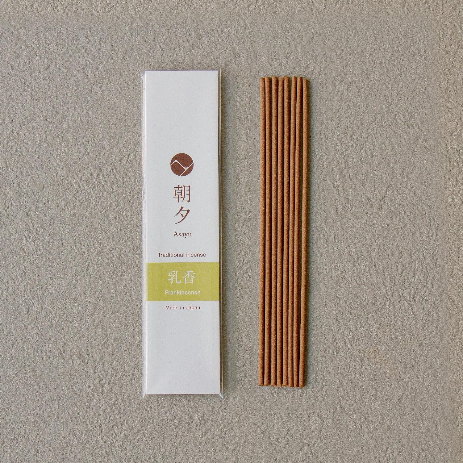 Asayu Japan Incense Gift Set - Natural Scent Collection - Ceramic Holder + 5 Authentic Japanese Incense Sticks (20g Each) - Made in Japan - for Yoga, Meditation & Relaxation