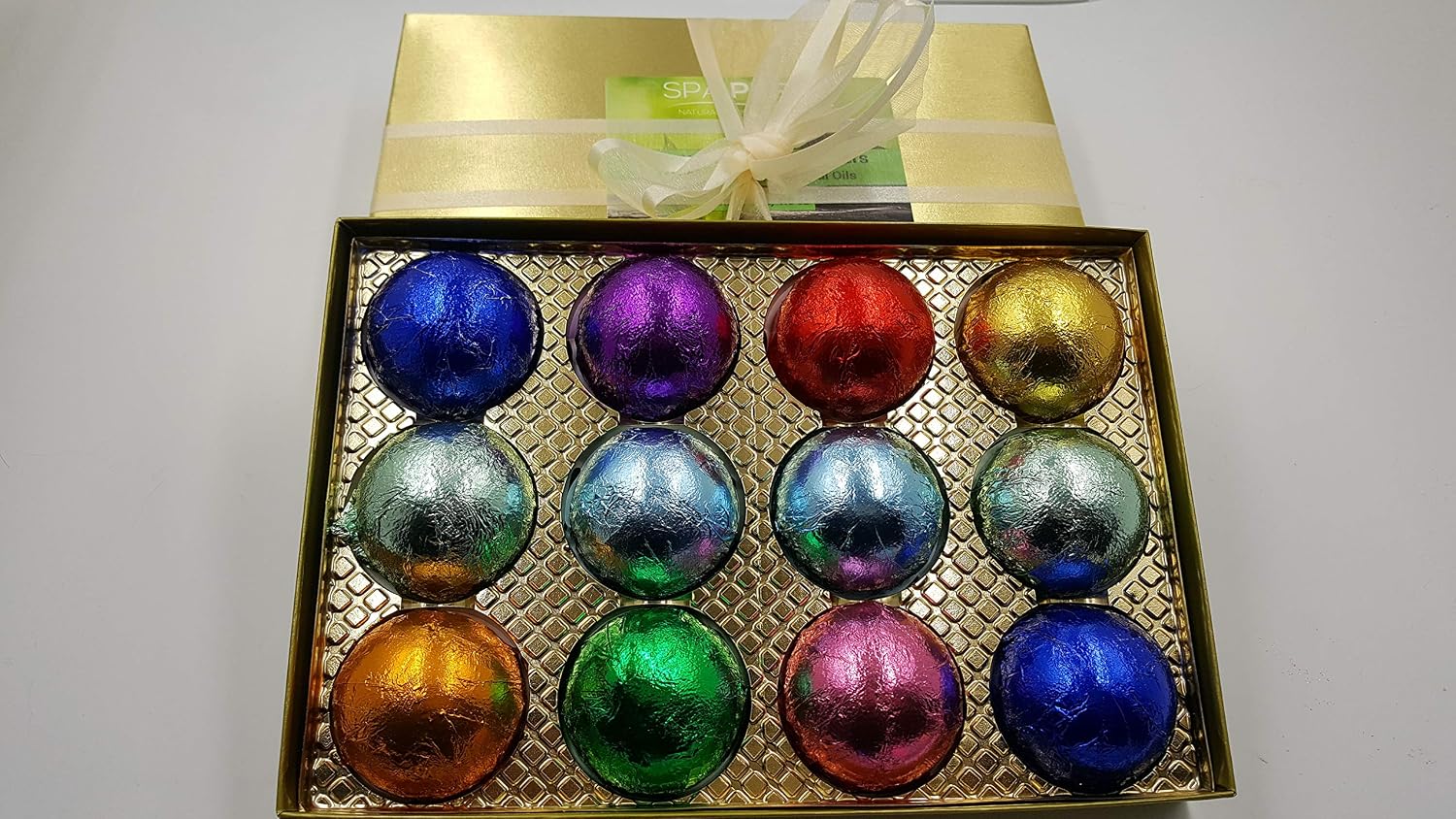 Spa Pure Aromatherapy Shower Steamers: Gold Box Rejuvenating Steamers Tablets, Bomb, Vaporizing Soothers Bath Melt for Women, Men (12 Count) Pack of 1