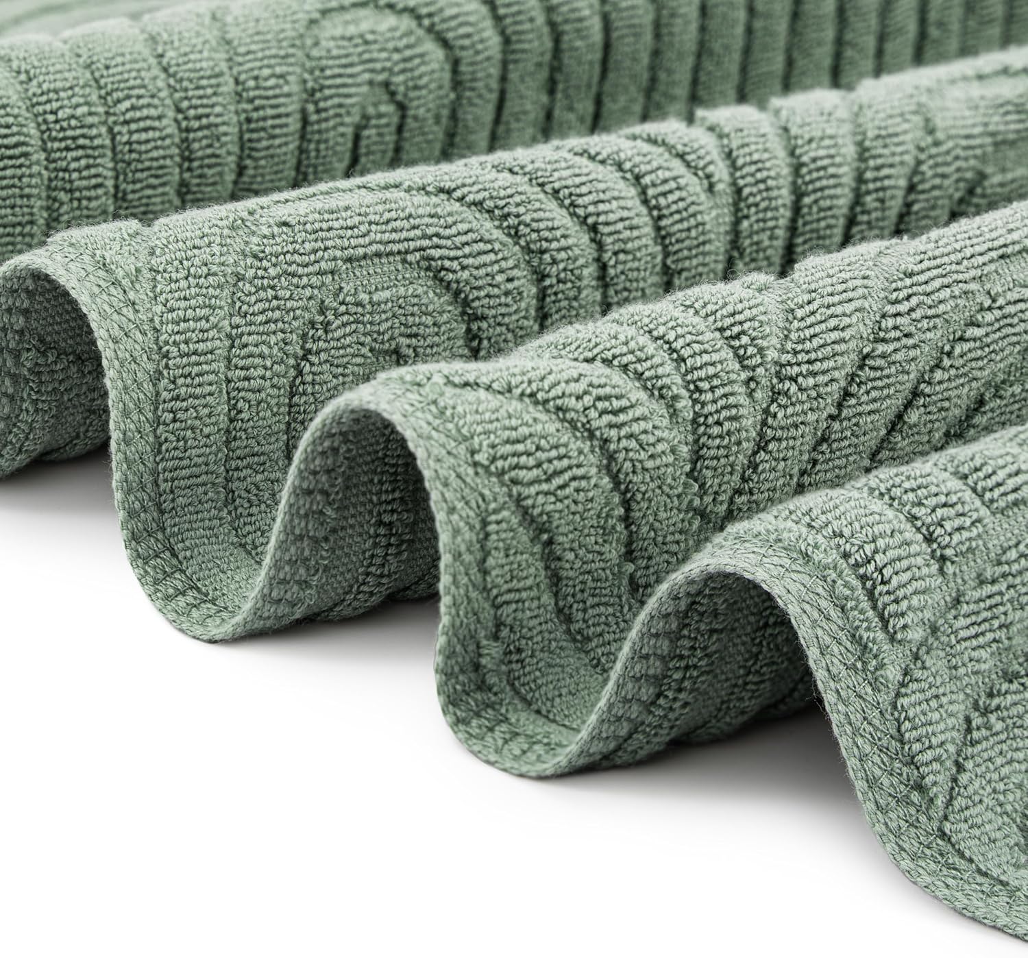 KIBAGA Decorative Hand Towels for Your Bathroom Or Kitchen – Luxurious Set of 2 Soft Boho Cotton Towels are Absorbent, Lightweight & Dry Quickly - Perfect to Elevate Any Bath Decoration at Home