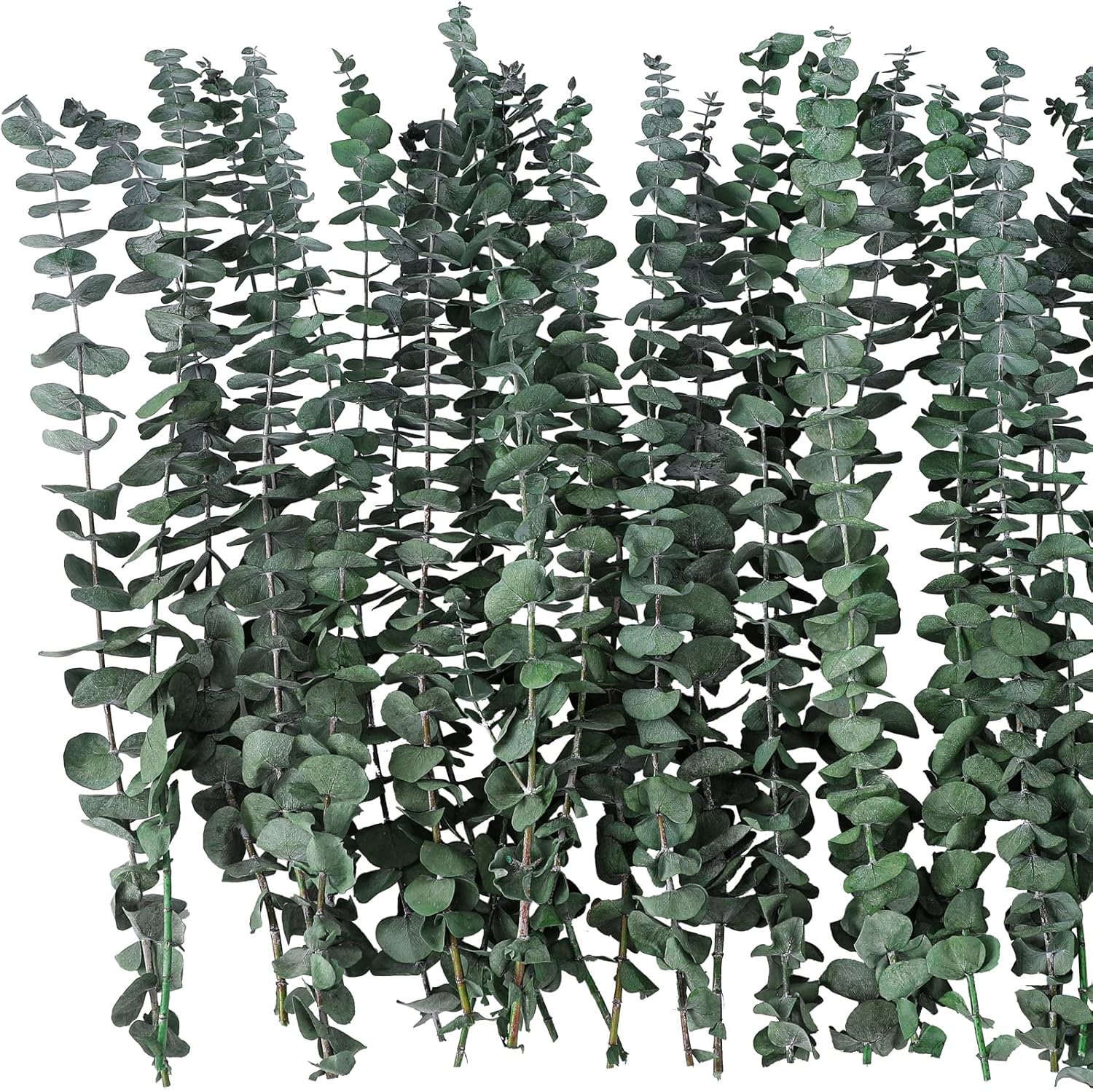 20 Pcs Dried Eucalyptus Stems 17" Real Eucalyptus for Shower Hanging 100% Made from Fresh Leaves, Wedding, Home, Farmhouse, DIY Spring Decor