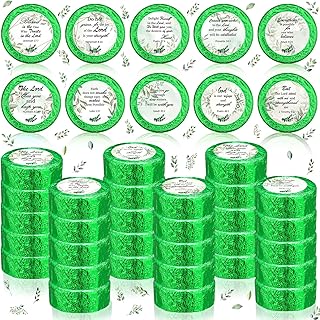 Siifert Shower Steamers Aromatherapy 50 Pack Bulk Eucalyptus Leaf Shower Steamer with Bible Verse Christian Gifts for Adults Her Mom Him Home Spa Gym Natural Essential Oil Self Care Relaxation