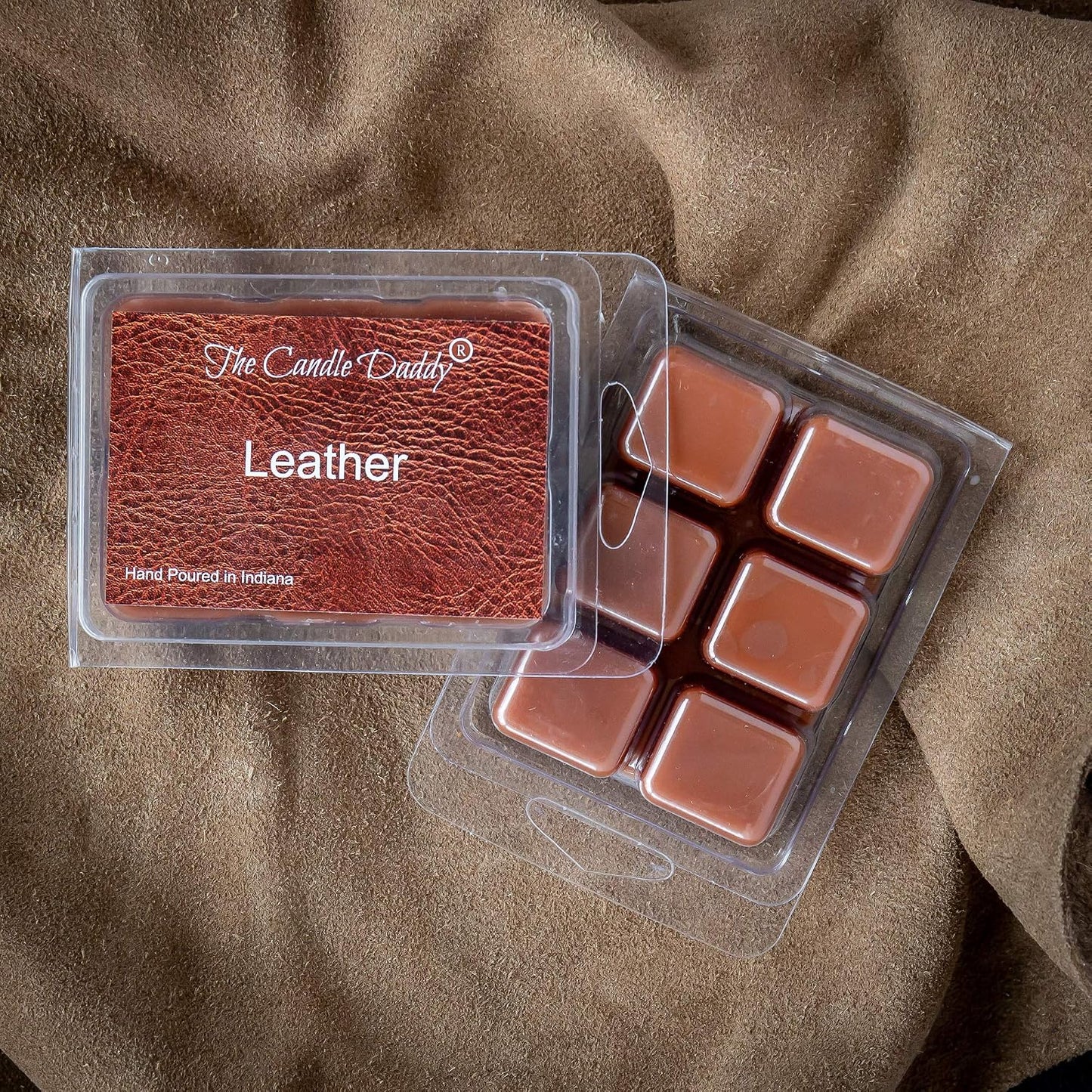Leather - Maximum Scented Wax Cubes/Melts- 5 Packs -10 Ounces Total- 30 Cubes