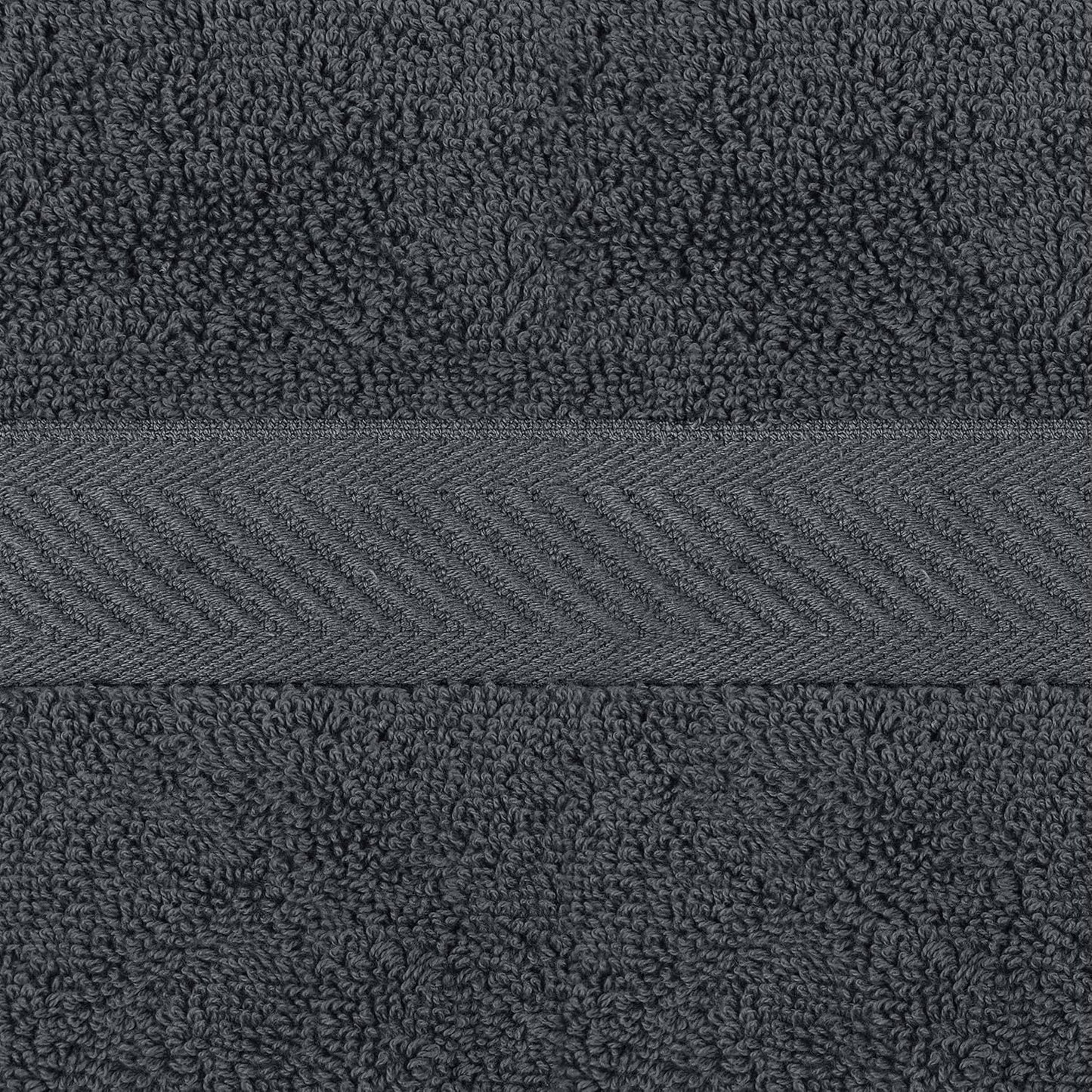 Utopia Towels 6 Pack Medium Bath Towel Set, 24 by 48 Inches, 500 GSM 100% Ring Spun Cotton, Lightweight and Highly Absorbent Quick Drying Premium Towels for Hotel, Spa and Bathroom, Grey