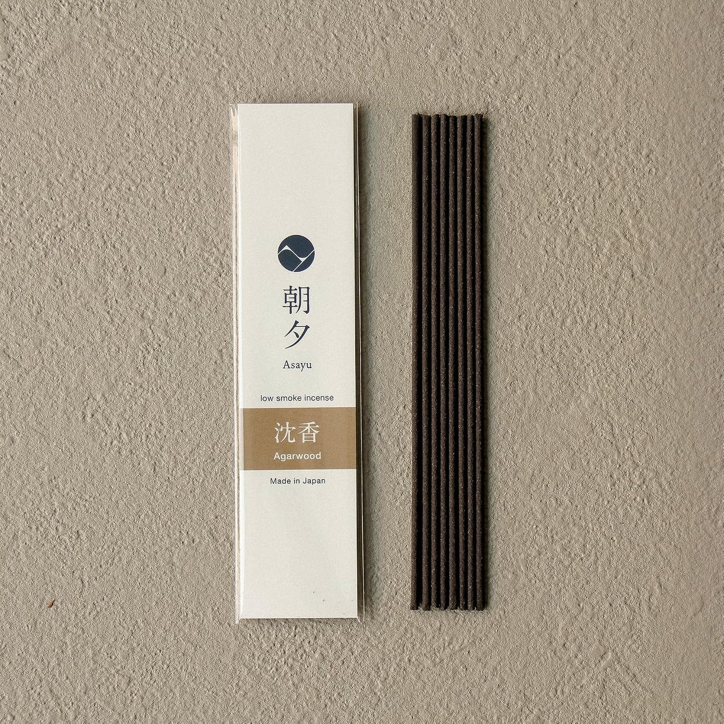 Asayu Japan Incense Gift Set - Natural Scent Collection - Ceramic Holder + 5 Authentic Japanese Incense Sticks (20g Each) - Made in Japan - for Yoga, Meditation & Relaxation