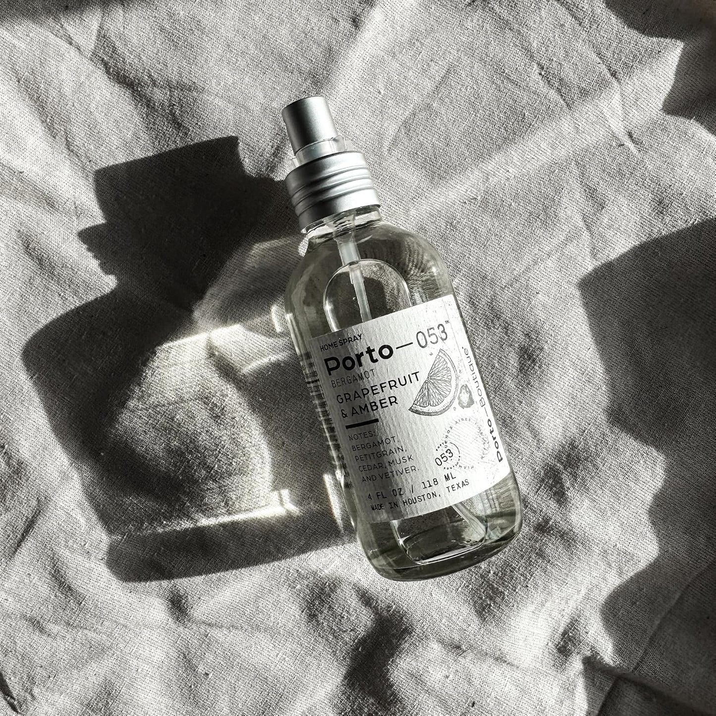 premium room spray – Linen & Fabric Freshener – Amber Glass Bottle, Vegan & Non-Toxic, Handmade in the USA – Cozy Home Fragrance for Bedroom, Bathroom, Office – 4 oz (Jasmine)