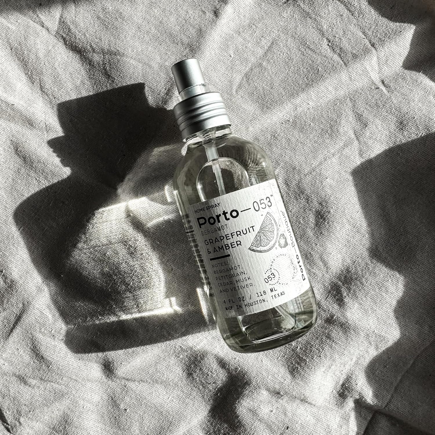 premium room spray – Linen & Fabric Freshener – Amber Glass Bottle, Vegan & Non-Toxic, Handmade in the USA – Cozy Home Fragrance for Bedroom, Bathroom, Office – 4 oz (Jasmine)